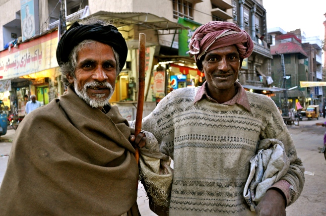 Two friends in Lahore, Pakistan